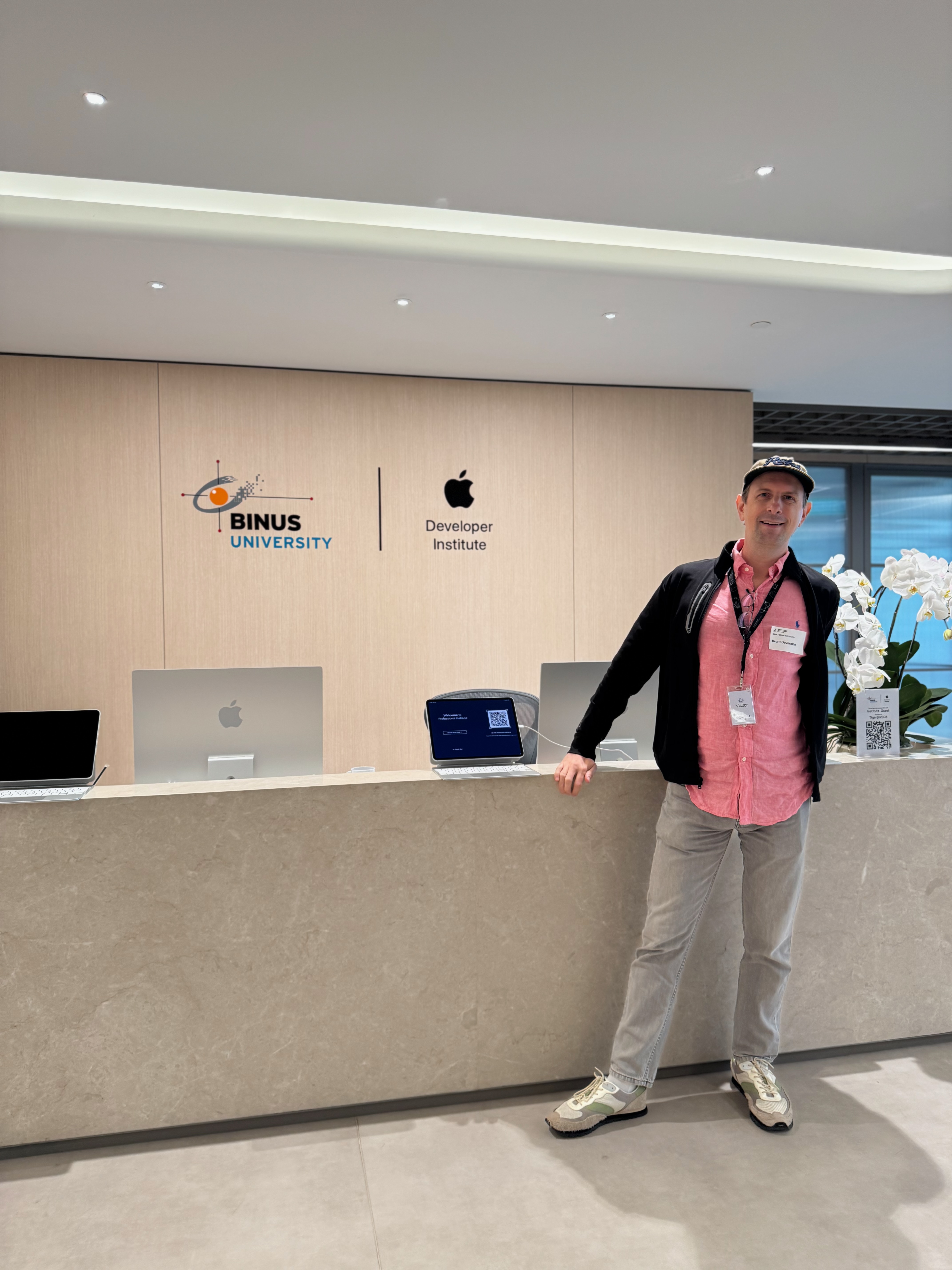Brent Deverman in Apple Professional Institute Jakarta