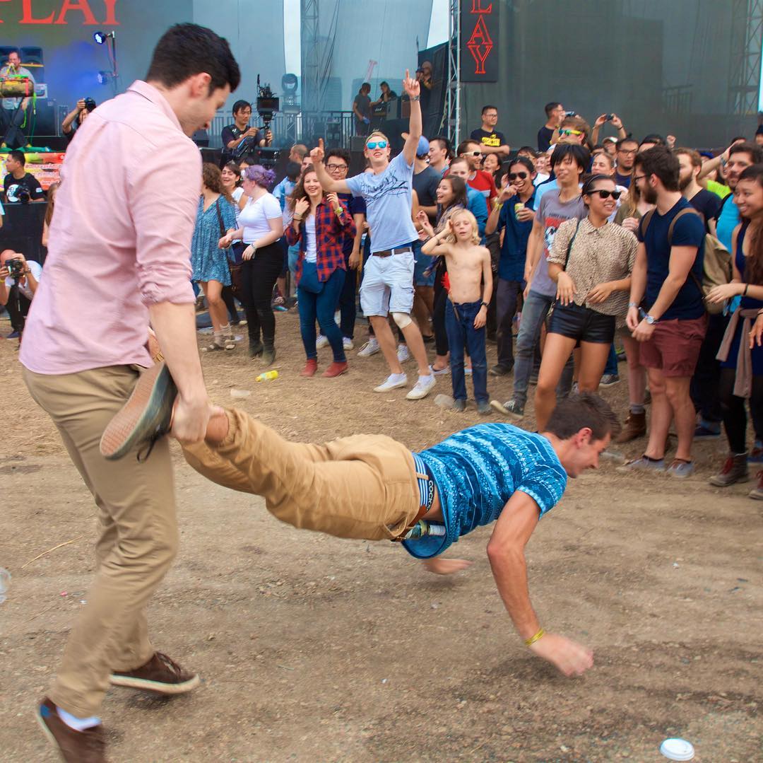 Image for Wheelbarrow Dance at Clockenflap 2014