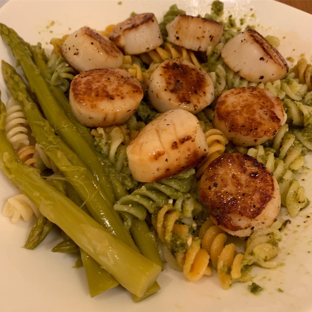 Image for Scallop and Asparagus Dinner