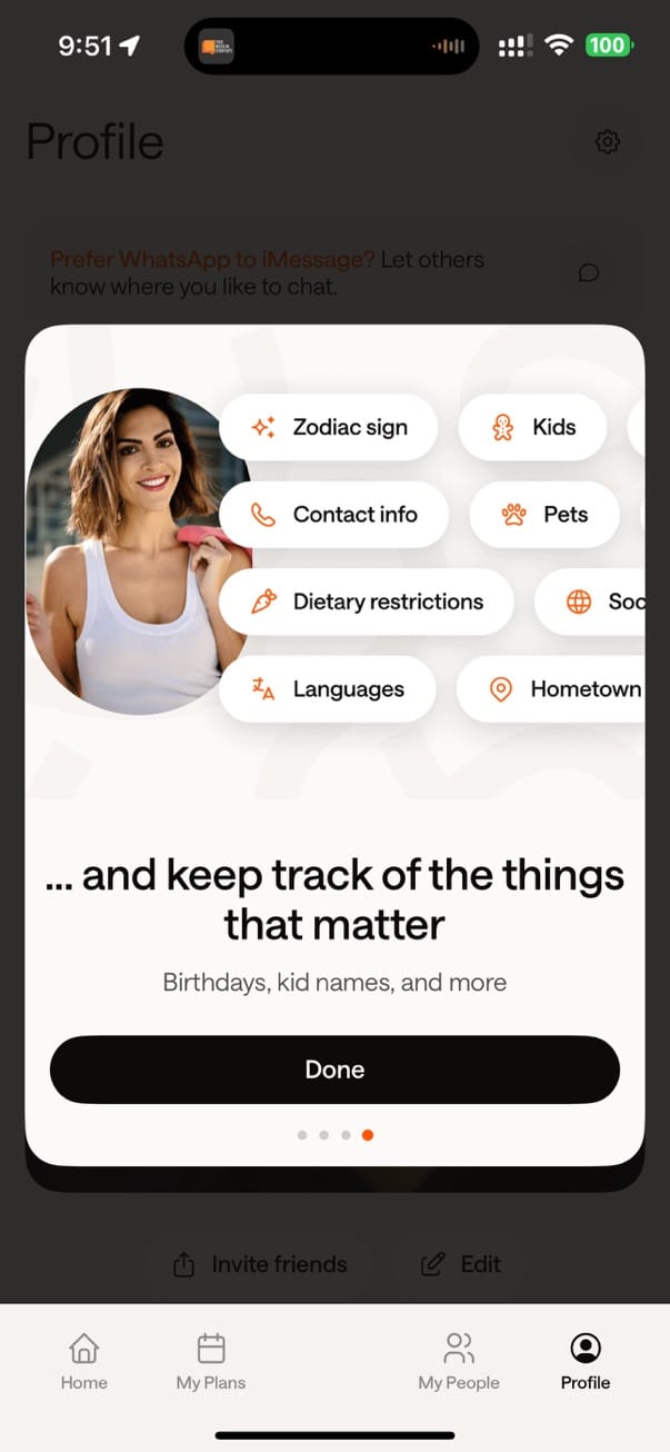 On-Boarding Screen #4 of Mozi